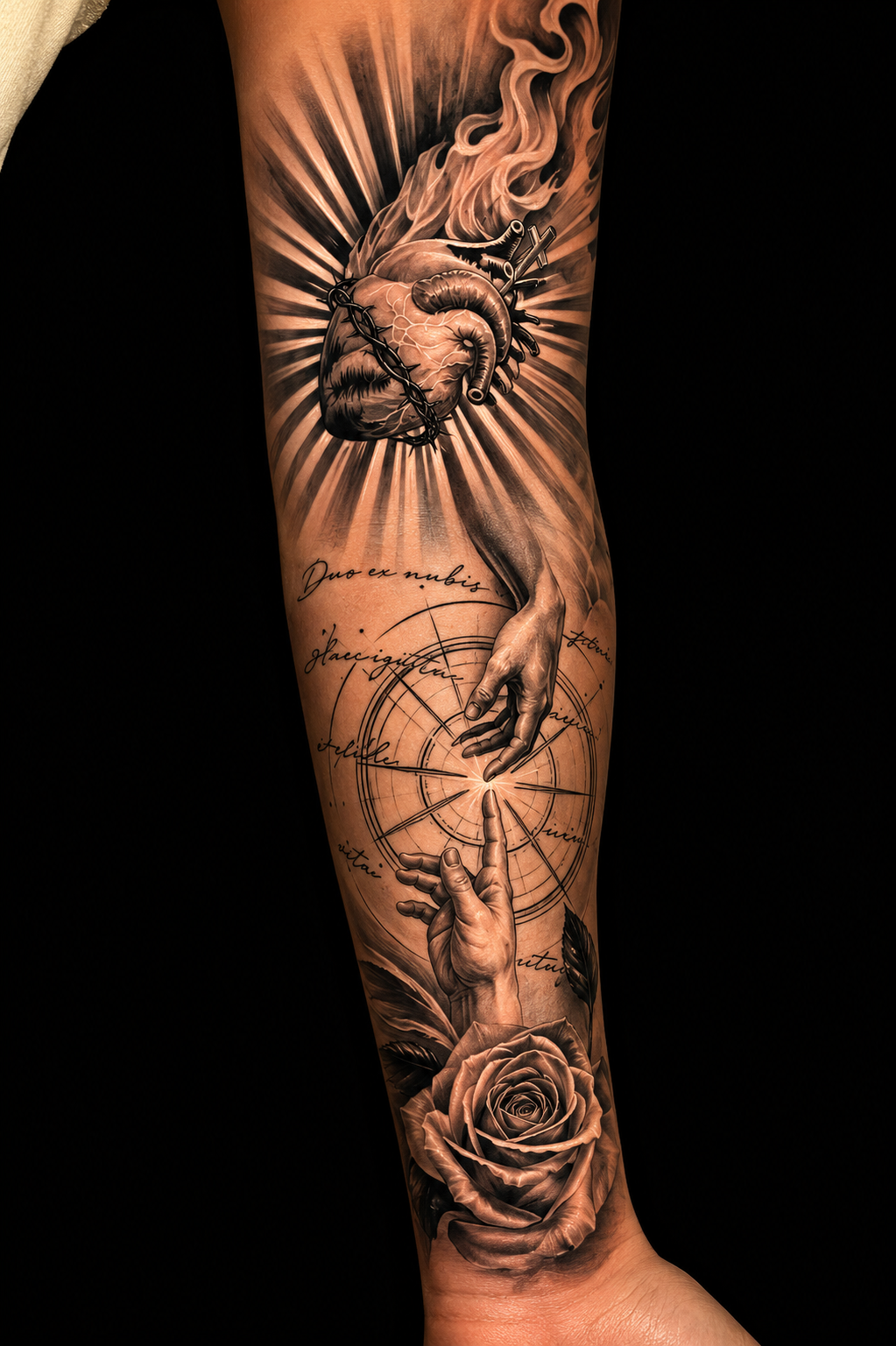 Heart Compass Sleeve